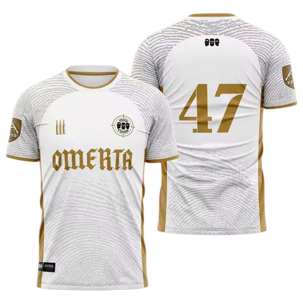 Maillot Omerta Blanc & Or